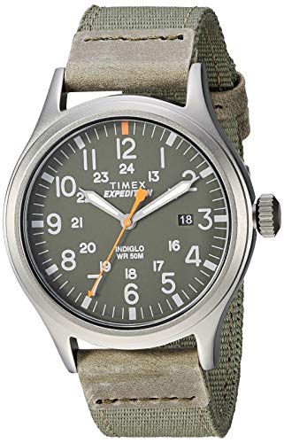 Timex メンズ エクスペディションスカウト 40 腕時計 グリーン/グレー